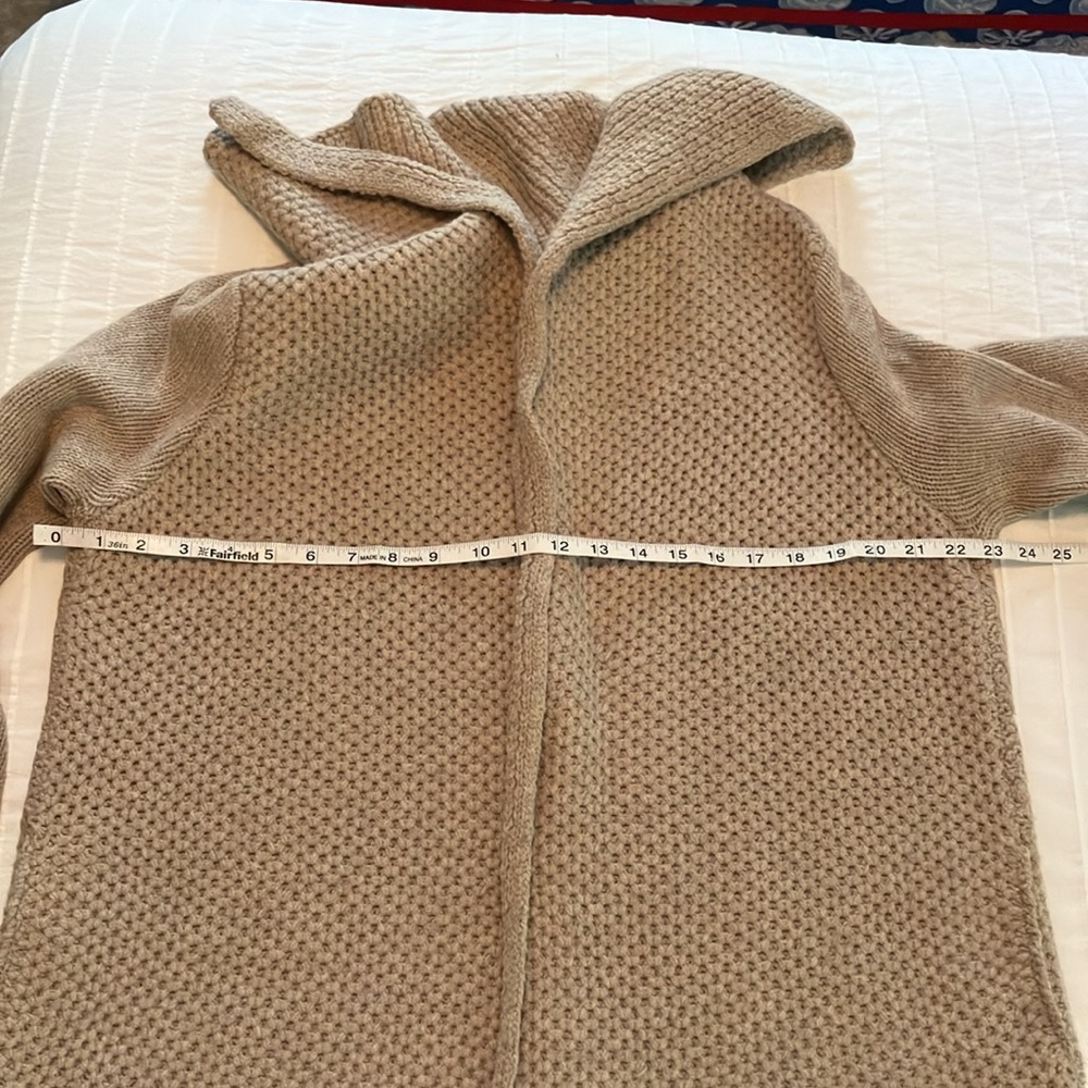 Vince wool honeycomb shawl collar cardigan sweater - Picture 8 of 9